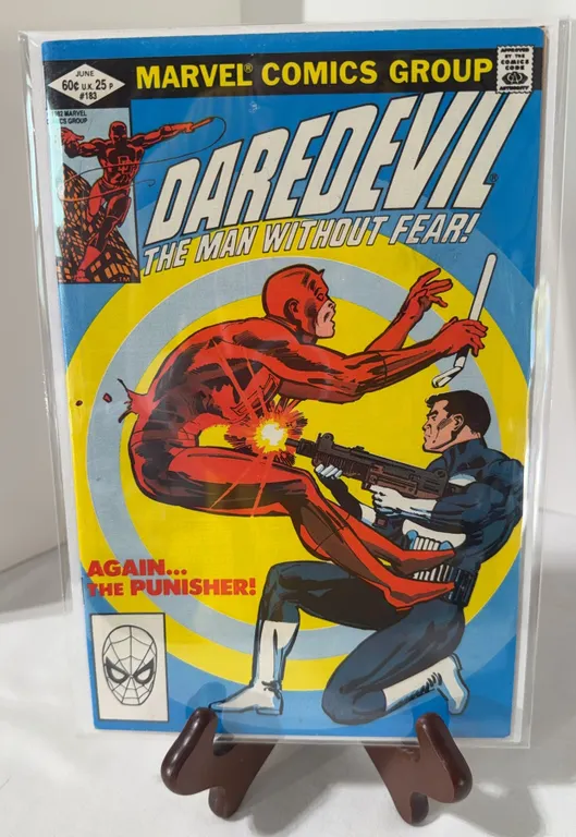Daredevil #183, features the first-ever meeting and clash between Daredevil and the Punisher