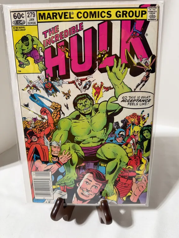 The Incredible Hulk #279… third appearance by rocket raccoon