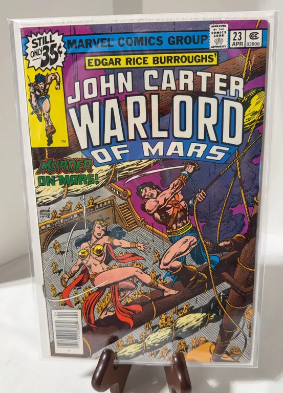Vintage copy of Edgar Rice Burroughs' John Carter, Warlord of Mars #23