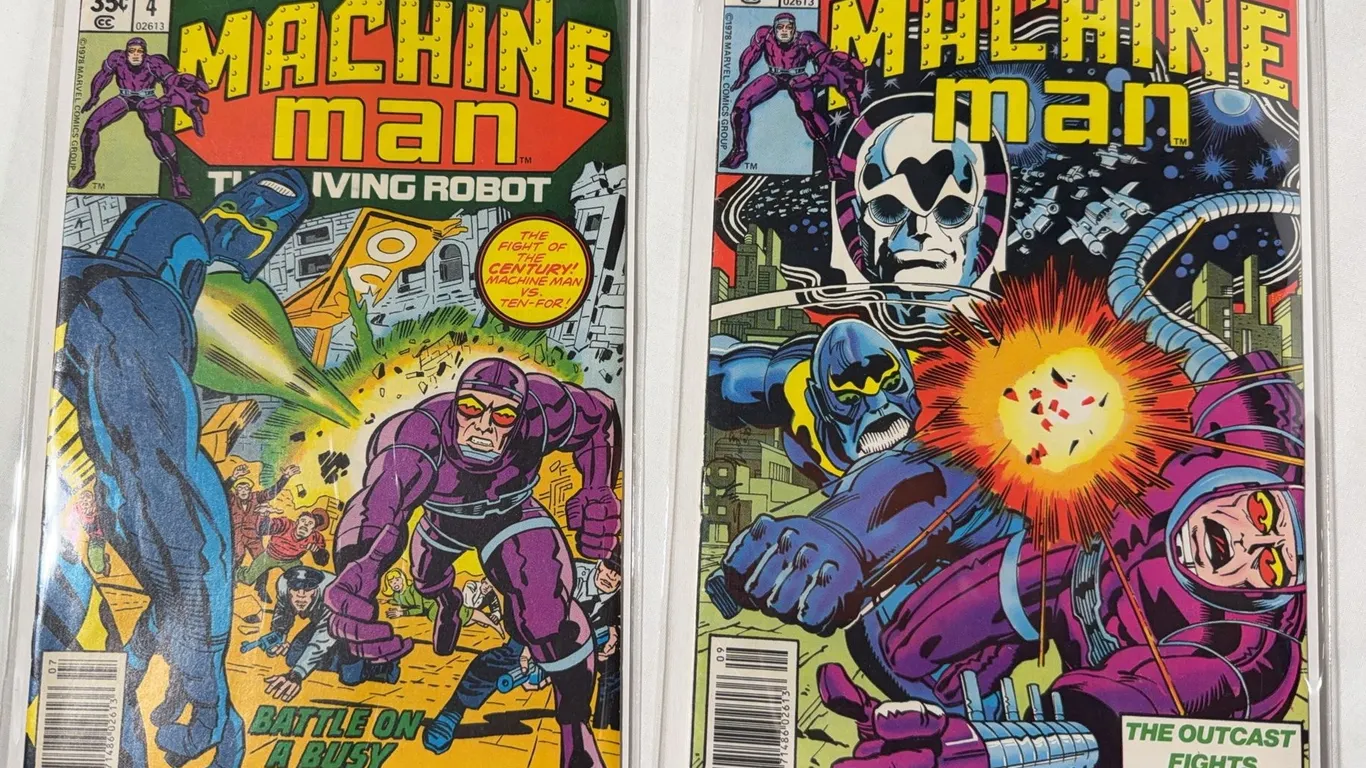 Issues #4 and #6 Machine, Man.