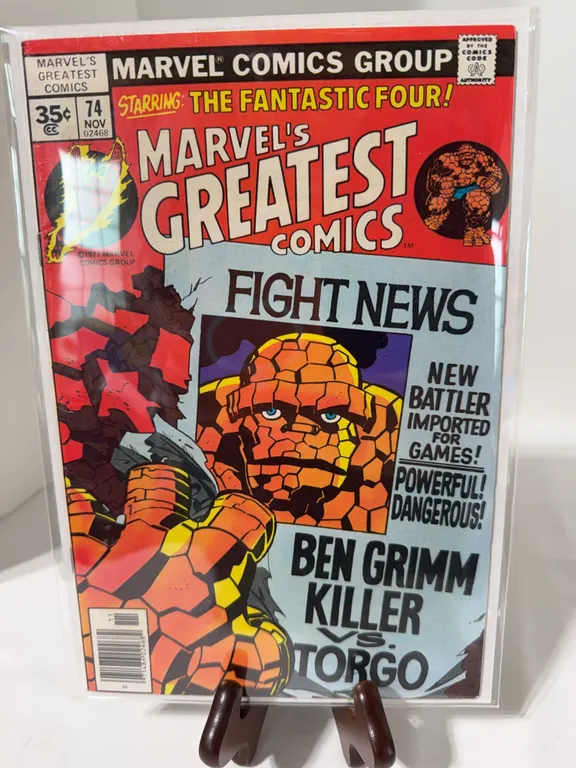 Marvel's Greatest Comics #74, Written by Stan Lee, with art by Jack Kirby