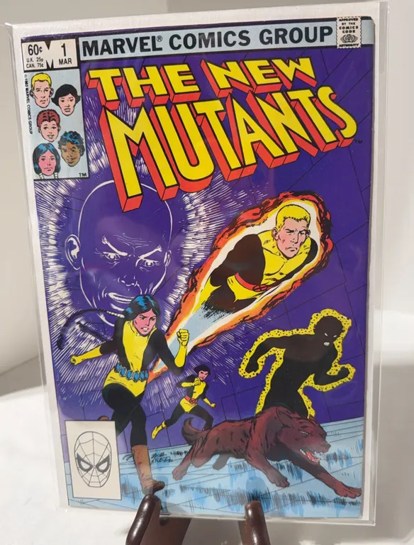 The New Mutants #1 comic book (the first issue of the regular series)
