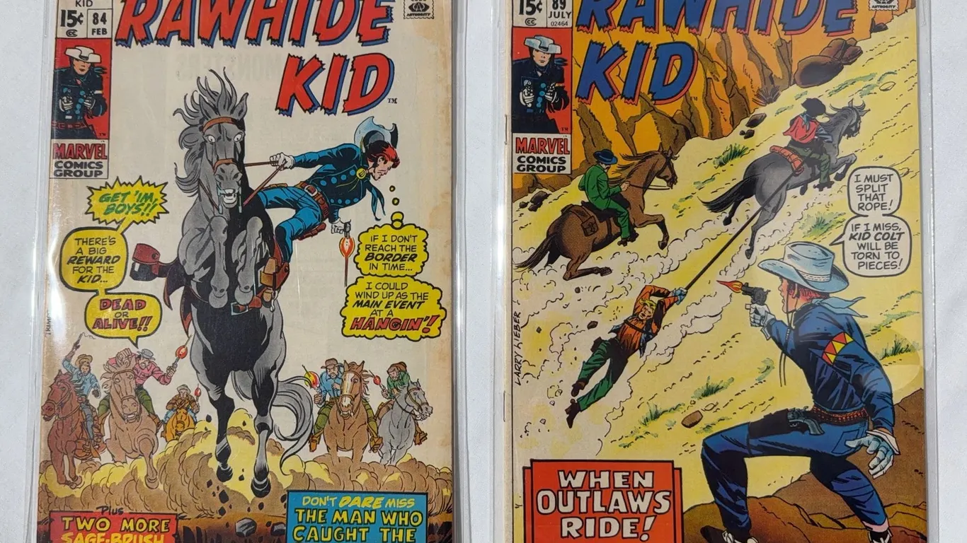 Lot of two vintage copies of the Rawhide Kid. #84 and #89.