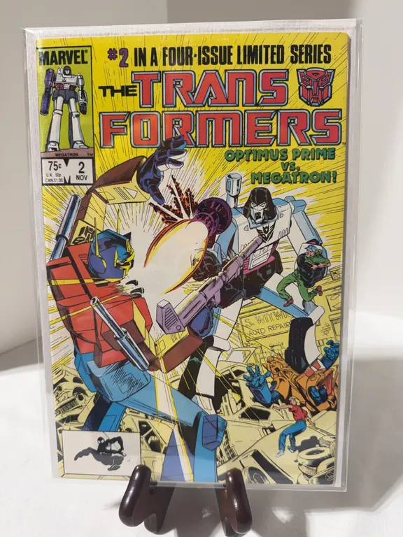 The Transformers #2 from Marvel Comics, Number 2 (of a four-issue limited series)