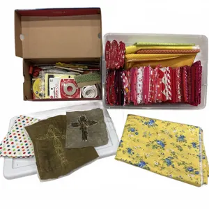 Waverly Inspirations Floral & Red-Pink Cotton Lot