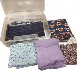 Purple, Navy & Novelty Quilting Fabric Cuts