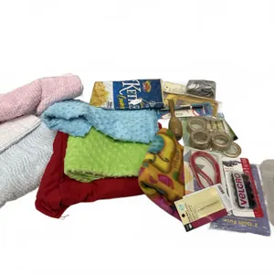 Textured Fabric, Toweling & Sewing Notions Assortment