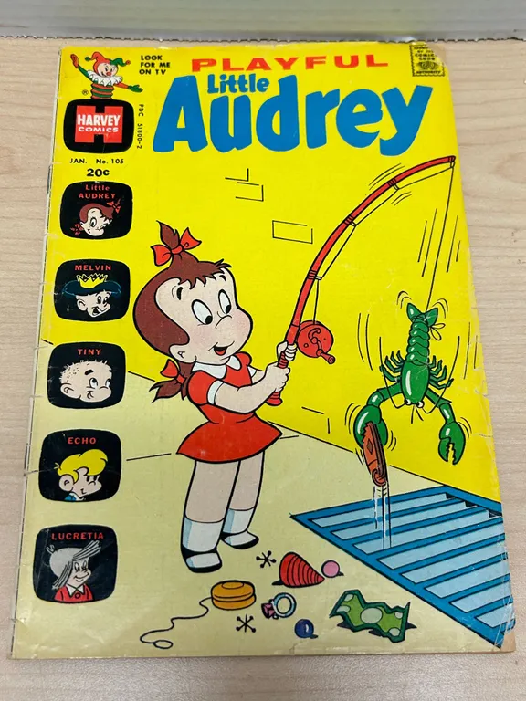 1973 Harvey Comics Playful Little Audrey No. 105 – Copyright 1972