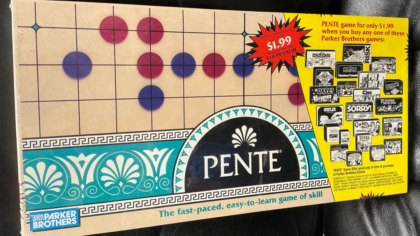 1989 Parker Brothers Pente Board Game Sealed