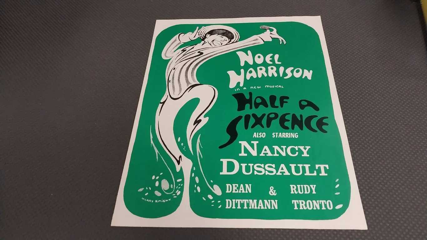 Noel Harrison Half a Sixpence Musical Program Featuring Nancy Dussault