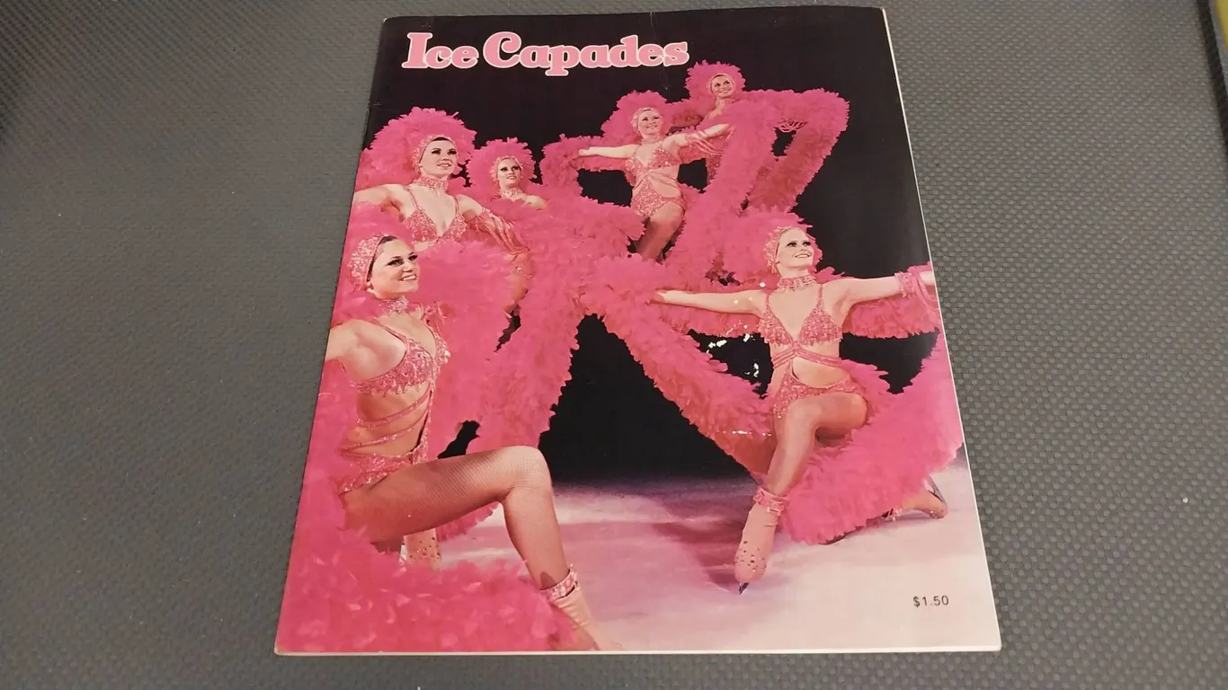 Ice Capades Souvenir Book Featuring Performers and Program Highlights