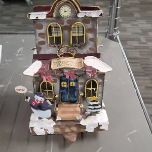 25th Precinct Police Station Holiday Village Decor
