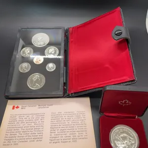 1977 Canada Silver Jubilee Double Dollar Set and 1979 Griffon Silver Dollar