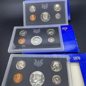 1970 and 1971 United States Proof Sets, Set of 3