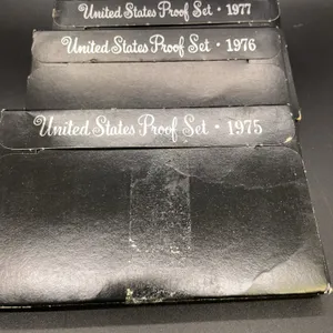 1975, 1976 and 1977 United States Proof Sets