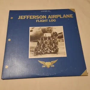 Vintage vinyl Jefferson airplane flight log two record set