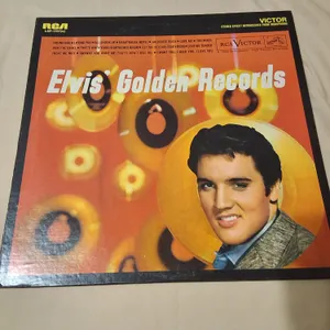 Vintage Elvis golden records