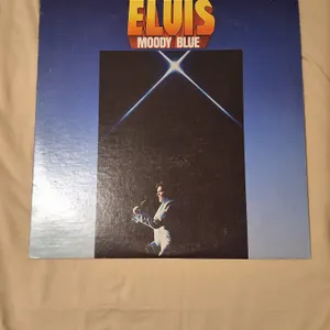 Vintage Elvis Moody blue vinyl record