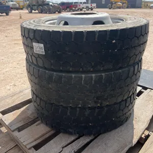 QTY OF (3) FALKEN 255/70R19.5 TIRES W/ RIMS