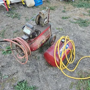 Belt-Drive Air Compressor and Portable Air Tank
 UNRESERVED