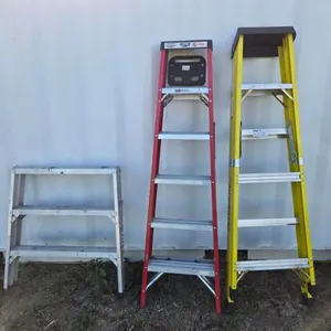 Assorted Fiberglass and Aluminum Step Ladders
 UNRESERVED