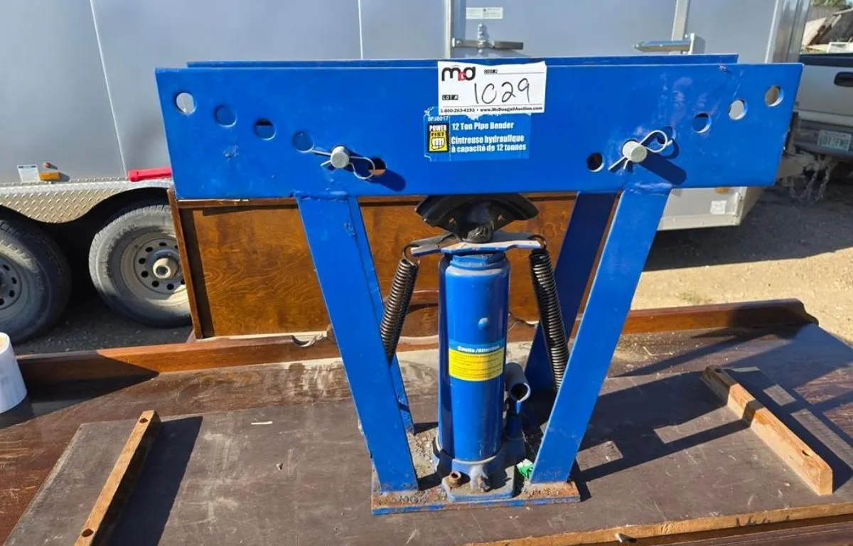 Power Fist 12-Ton Pipe Bender Set
UNRESERVED