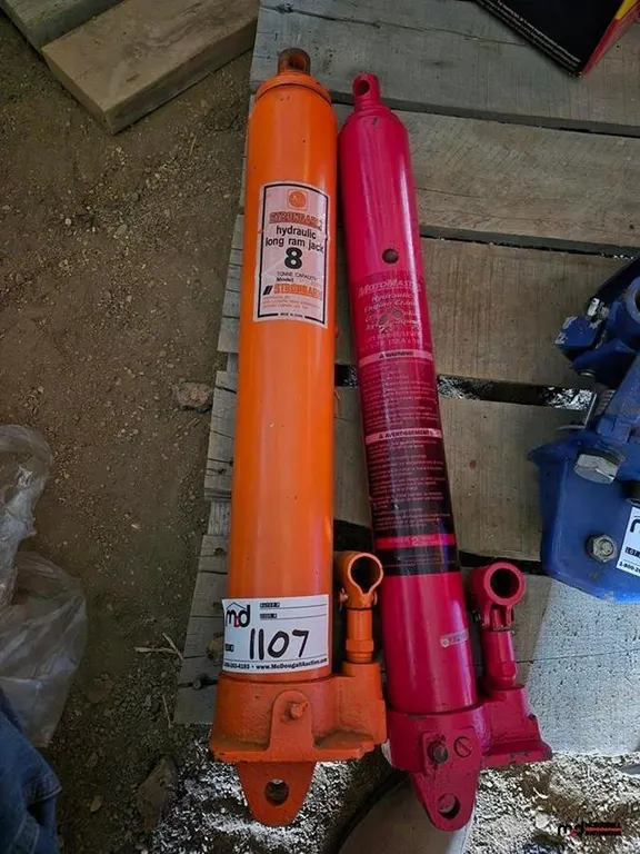 Strongarm and MotoMaster Hydraulic Rams
UNRESERVED