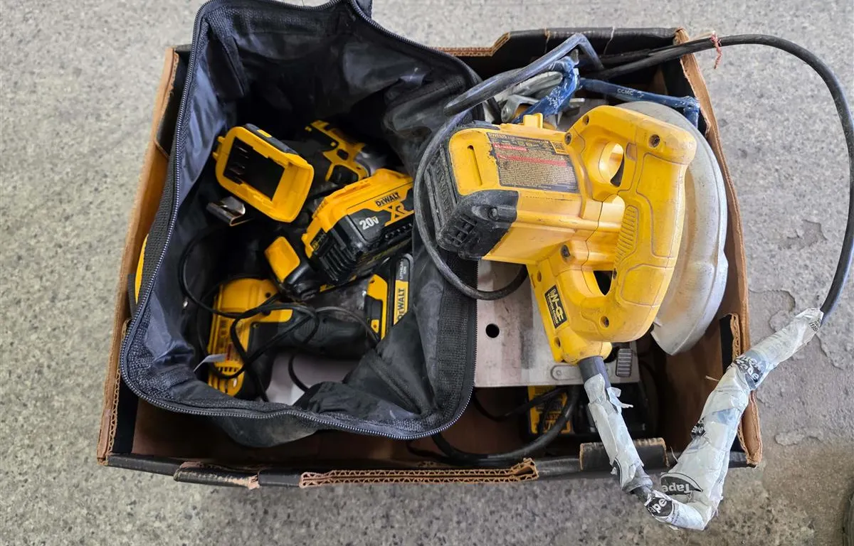 DeWalt 20V Cordless Tool Assortment
UNRESERVED