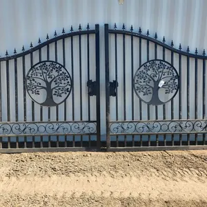 Ornamental Steel Double Driveway Gate
 UNRESERVED