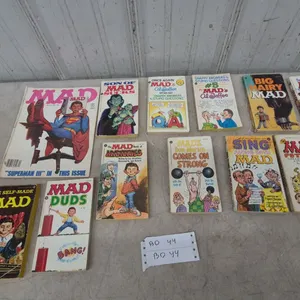 11 Mad Magazine and Book Lot: Superman III, Mad Duds, Son of Mad Sucks, Mad Book of Mysteries