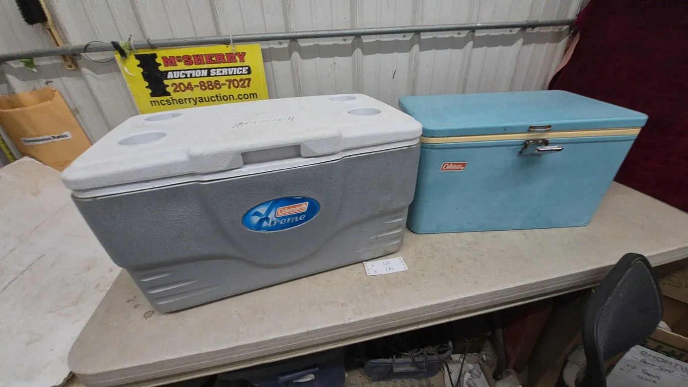 Coleman Xtreme Cooler and Vintage Coleman Cooler