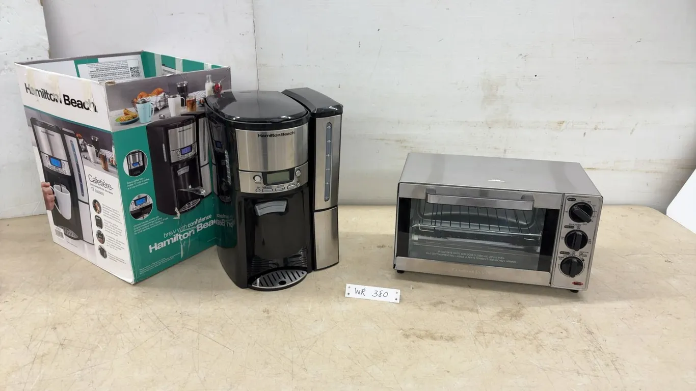 Hamilton Beach 31126 Stainless Steel Toaster Oven and 12-Cup Coffee Maker