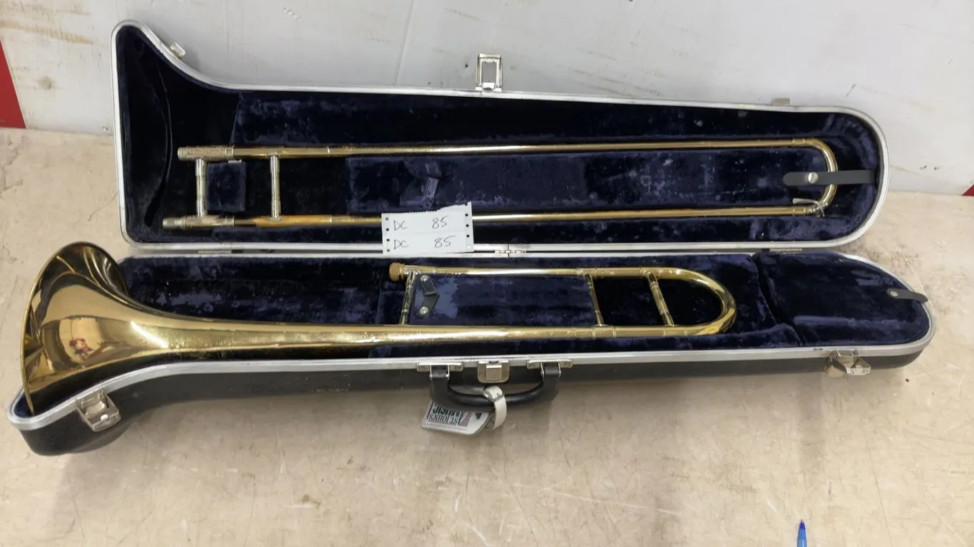 C.G. Conn Trombone and Case