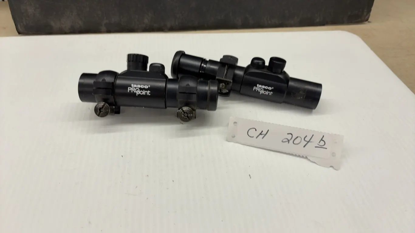 Pair of Tasco ProPoint Red Dot Sights with Mounting Rings