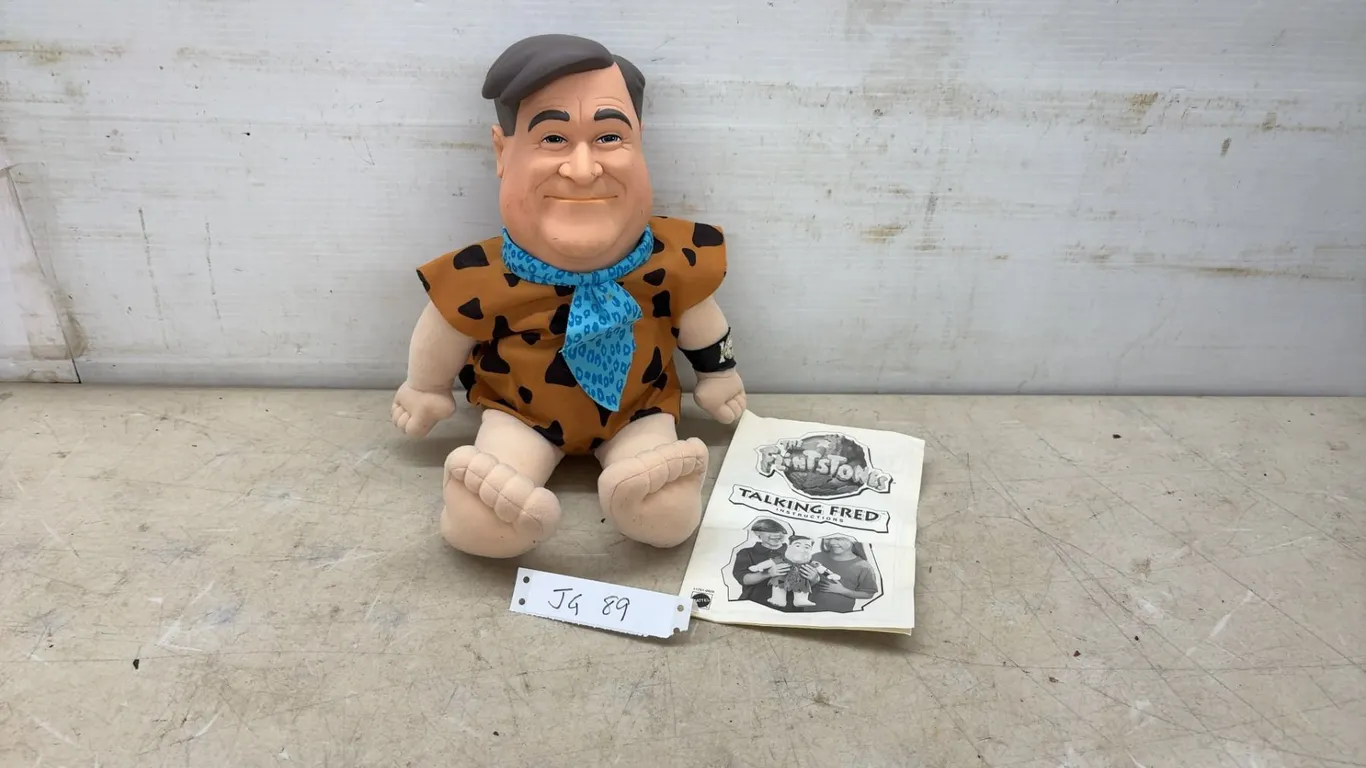 1993 Talking Fred-The Flintstones by Mattel, Doesn't Work when batteries are put in, with