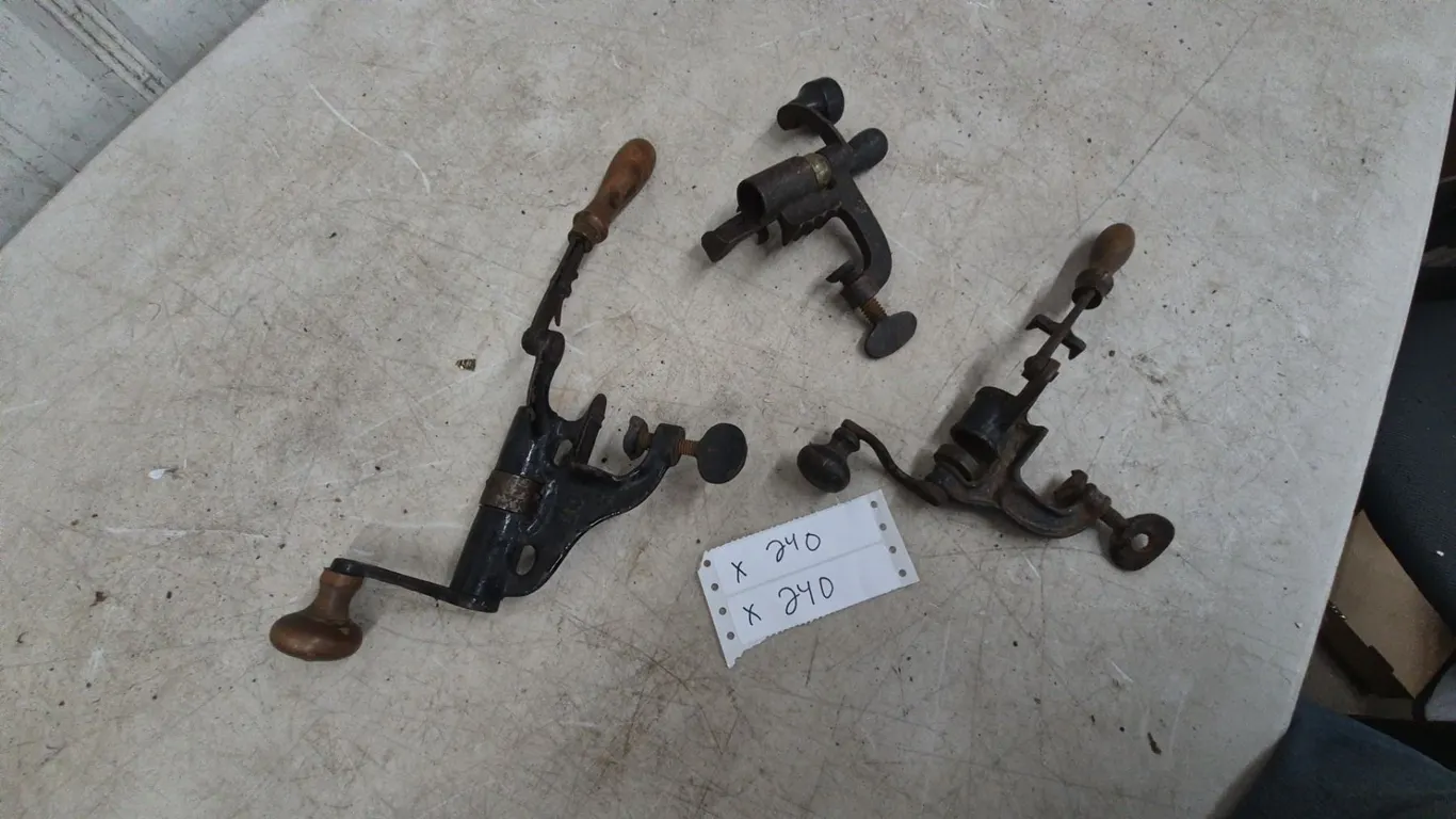 Three Vintage ammo. Reloading tools