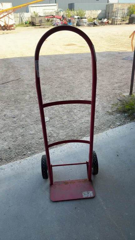 Red Two-Wheeled Hand Truck Dolly