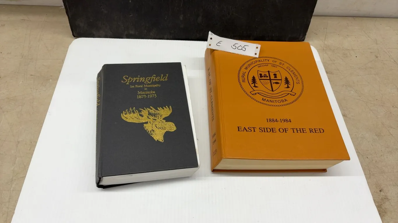 Springfield 1873-1973 and St. Clements 1884-1984 Manitoba Rural Municipality History Books