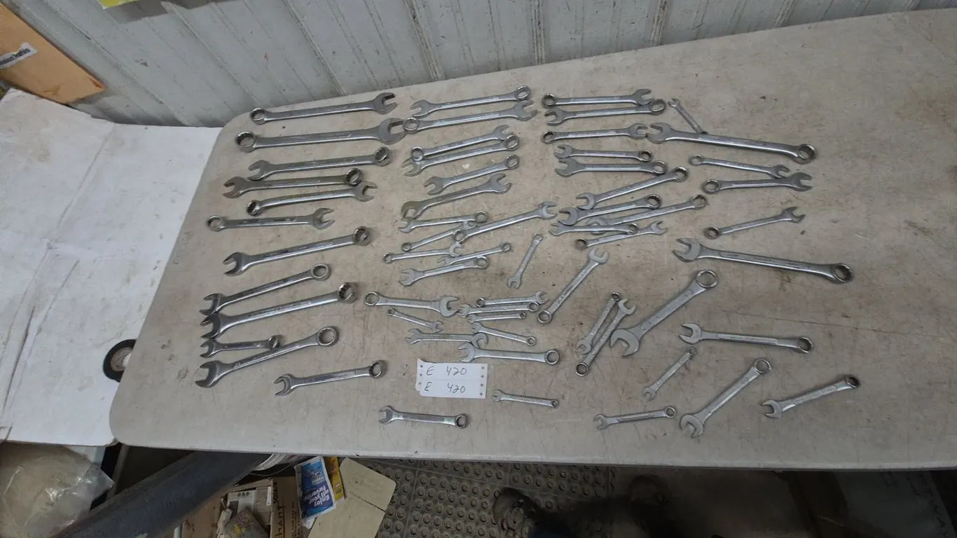 Wrenches: Open-End and Box-End Wrenches, including Craftsman, S-K, metric and standard