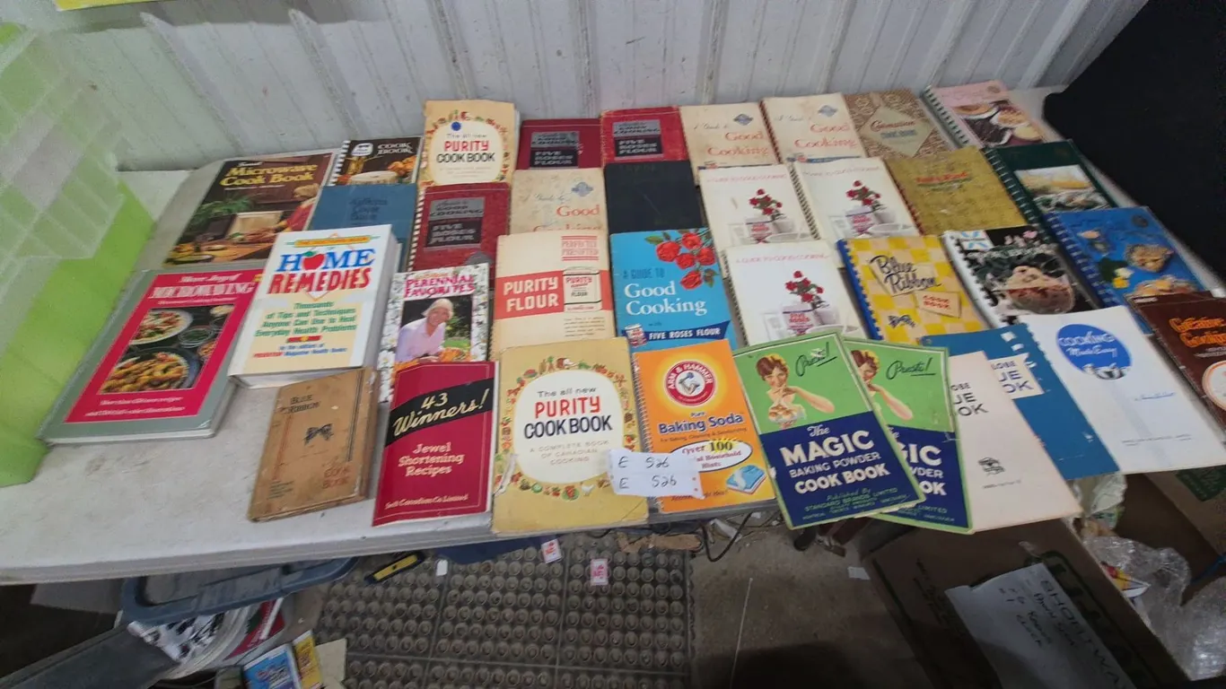 Vintage Cookbooks: Purity, Good Cooking, Blue Ribbon, Microwave, Home Remedies