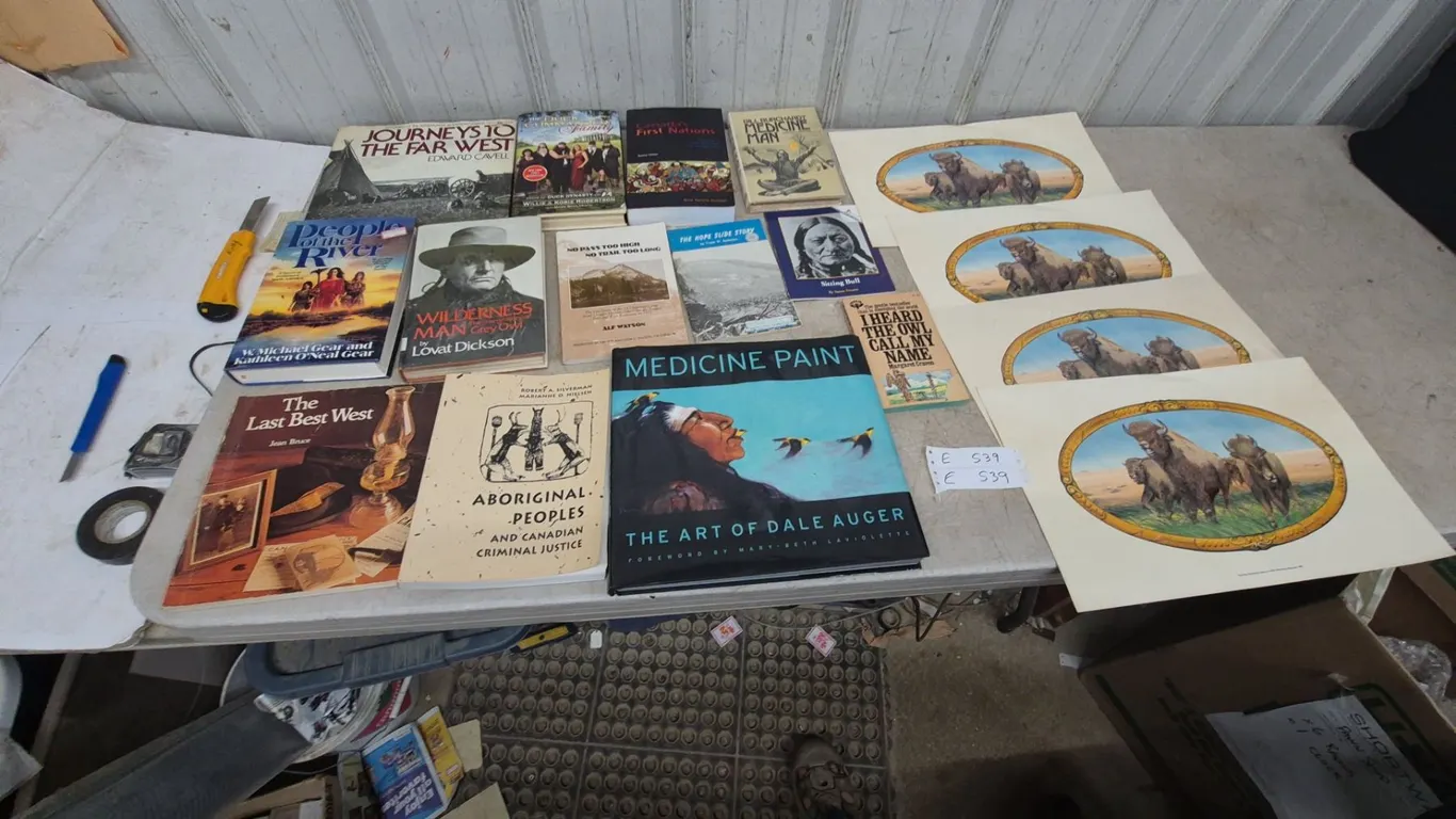 Native American and Canadian History Books, Art Prints