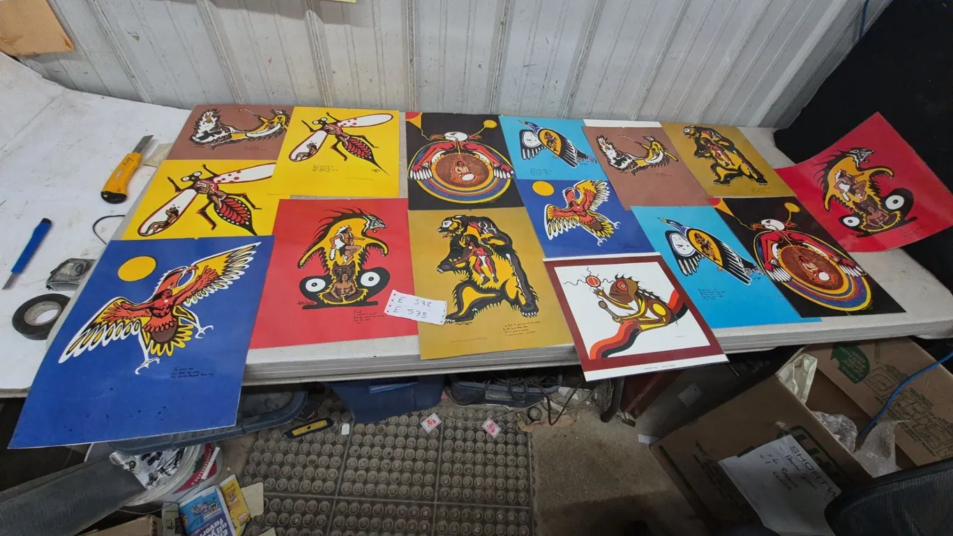 Jeff Robertson and Norval Morrisseau Prints, 20+ Pieces