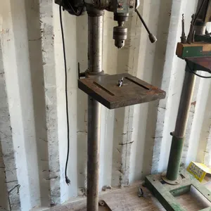 Delta Milwaukee Floor Model Drill Press with Vise and Chuck Key