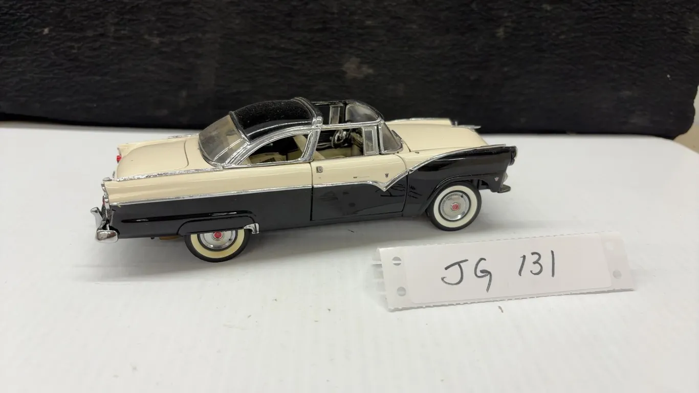 1955 Ford Fairlane Crown Victoria Die-Cast by Danbury Mint, Not Complete, Missing Tire, Bumper