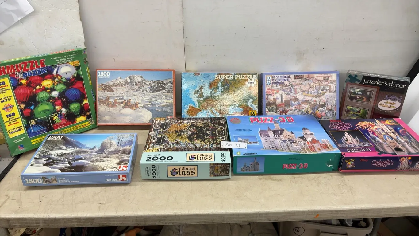 Jigsaw Puzzles Including FX Schmid 2000-Piece Super Puzzle Europe Map, Puzz-3D