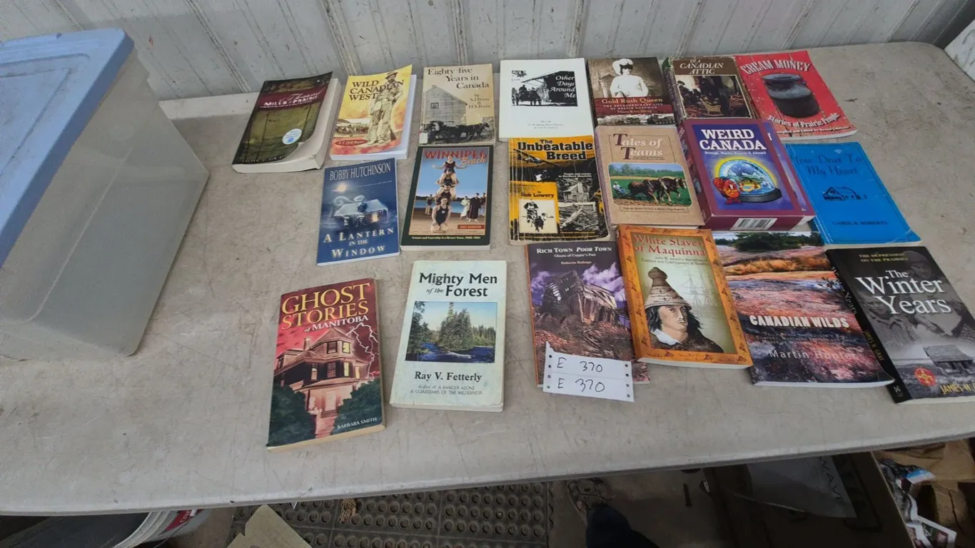 Collection of Books: "Ghost Stories of Manitoba," "Mighty Men of the Forest,"