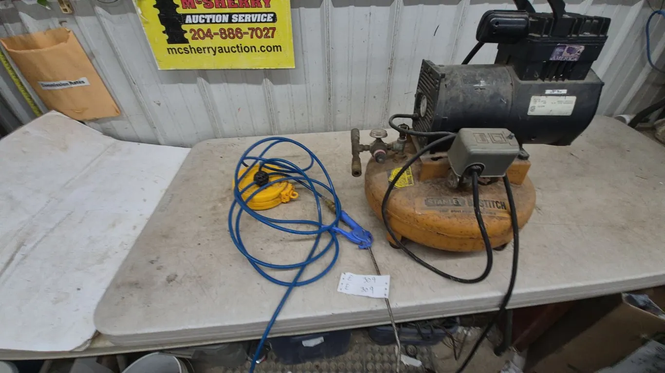 Stanley Bostitch The Builder's Series Air Compressor, Air Hose, and Air Nozzle