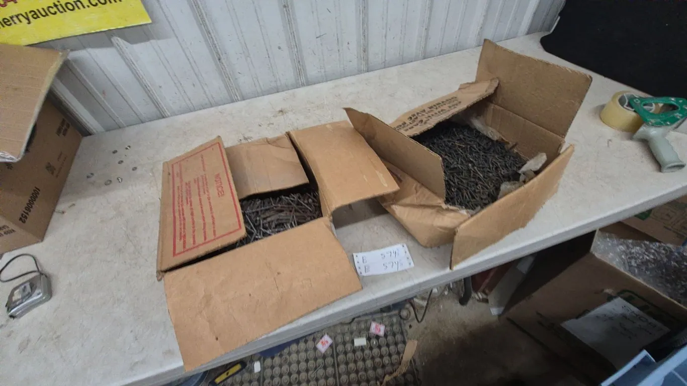 Assorted Nails and Screws: 1 Boxe of 3” Nails, 1 Box of 1. 1/2” Screws