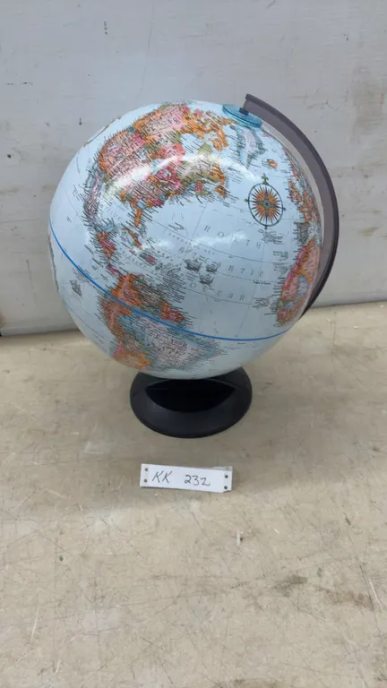 Replogle 12” World Classic Series Political Globe with Black Plastic Stand