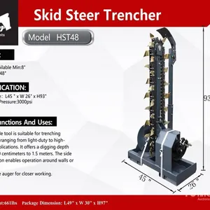 2026 Handy HST48 48 in Skid Steer Trencher (Unused)